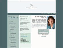 Tablet Screenshot of constructivechoices.com